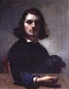 Gustave Courbet Self-Portrait oil painting on canvas